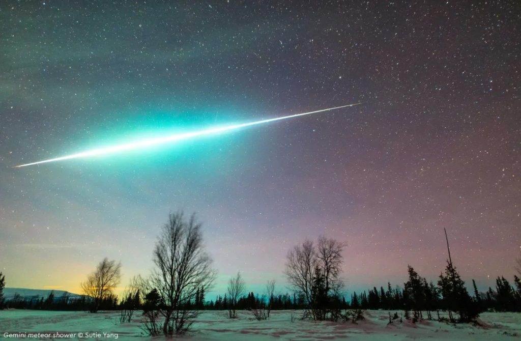 Astronomy Geminid Meteor Shower will be visible December 13-14