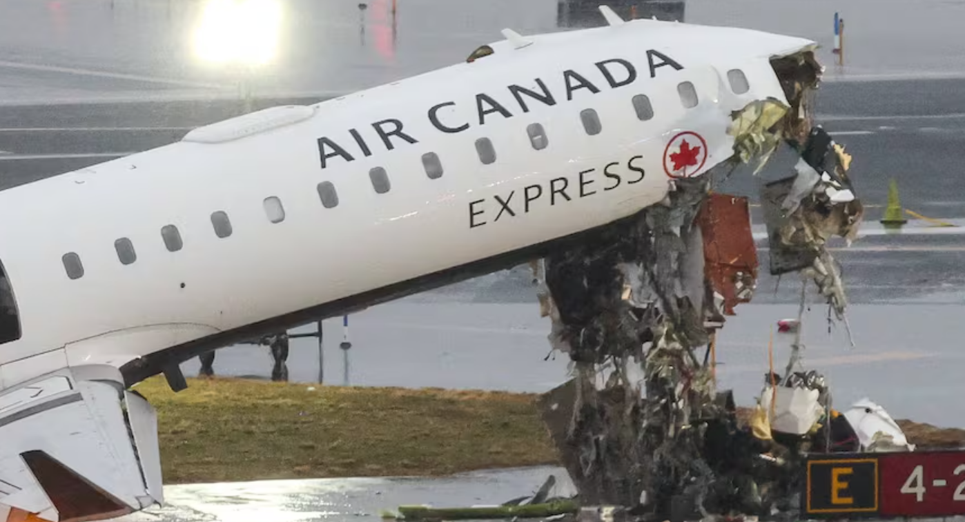 2 pilots killed and more than 40 injured in Air Canada crash at La Guardia Airport