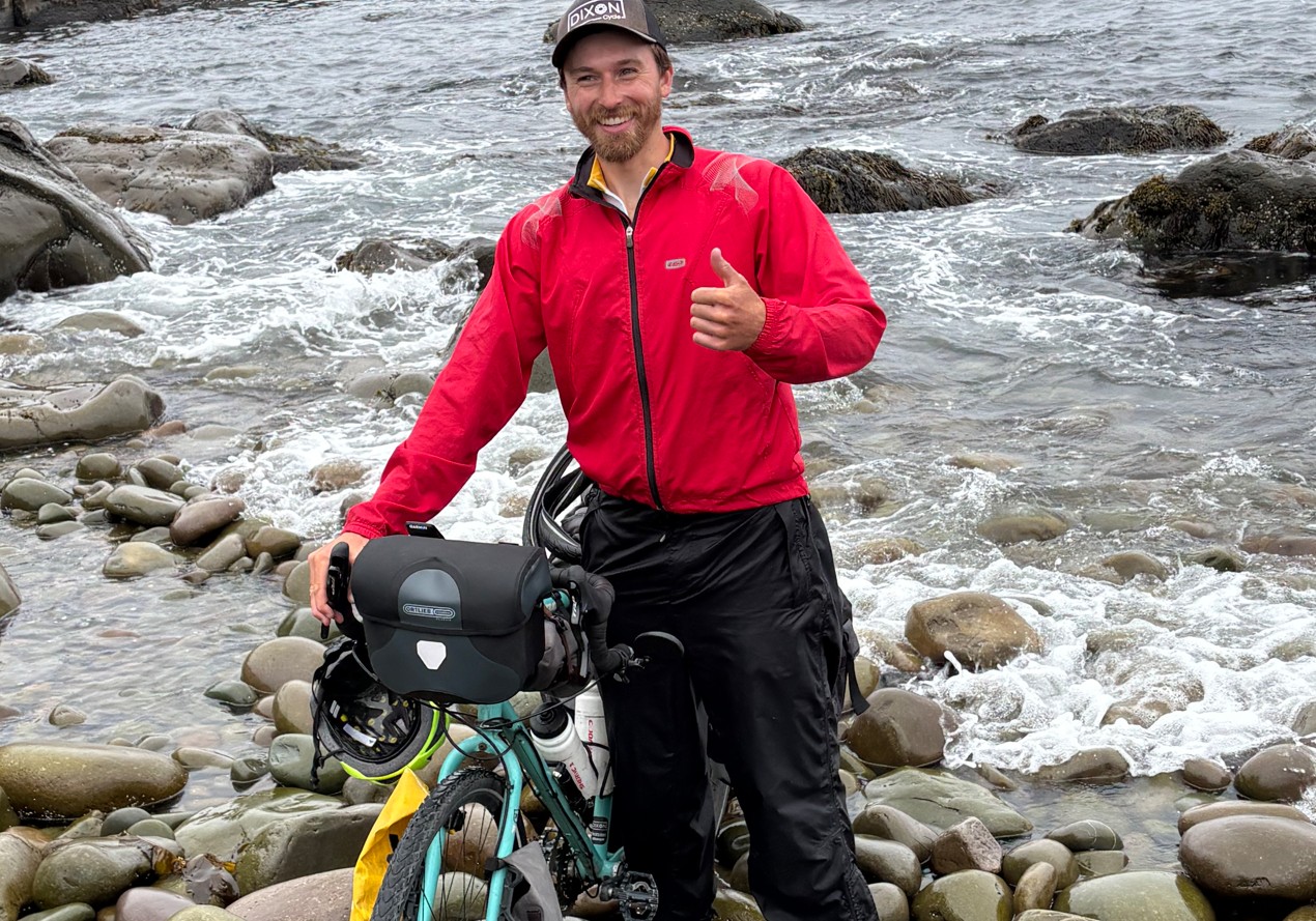 Hamilton man completes cross-Canada cycle journey in aid of animal welfare - bayobserver.ca Hamilton, Burlington and GTA