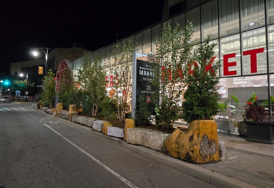 A Park Grew Overnight Outside the Hamilton Farmers' Market